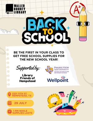 Back 2 School Event